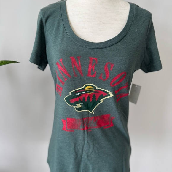 NWT Minnesota WILD “Koivu” Green Graphic Tee Shirt - Picture 6 of 6